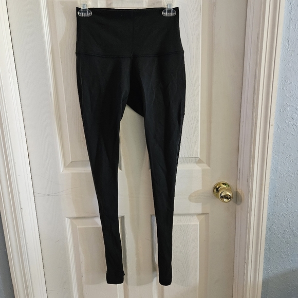 Lululemon Lab Night Tight Black Size 6 Leggings Mesh Yoga Dance Limited Edition - Picture 1 of 11
